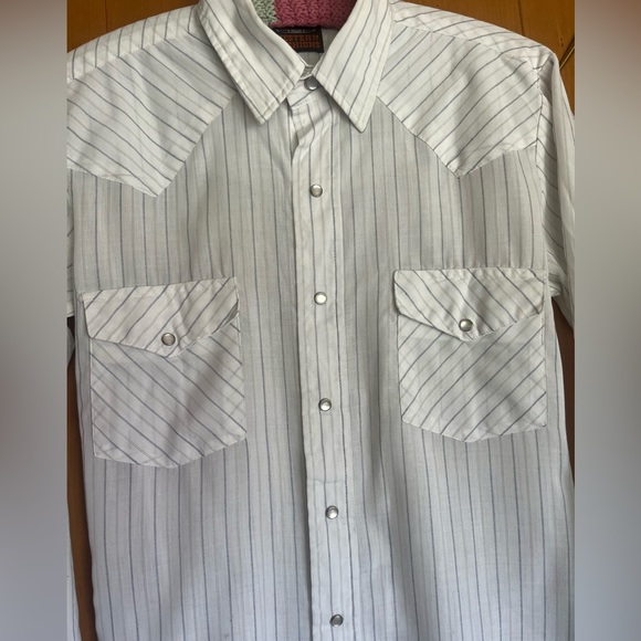 Vintage 70s Western Long Sleeve Button Down by Western Fashions - Picture 2 of 5